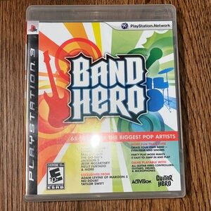 PS3 Band Hero Sony PlayStation 3, 2009 Game Disc
